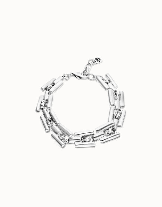 Square links chain bracelet