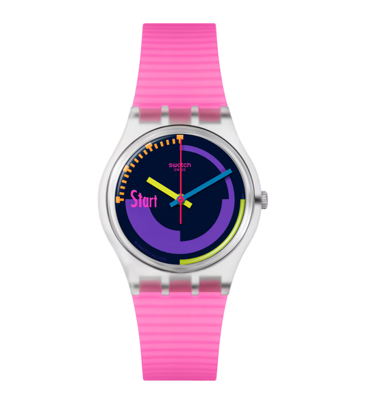 SWATCH NEON PINK PODIUM
