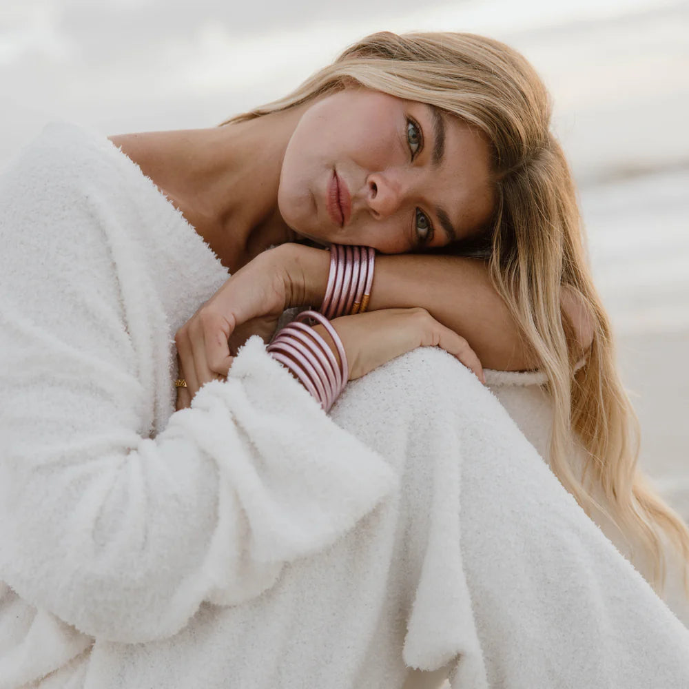 Ice Rose All Weather Bangles® (AWB®) - Set of 6