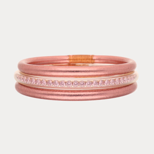 THE ROSE GOLD QUEEN STACK