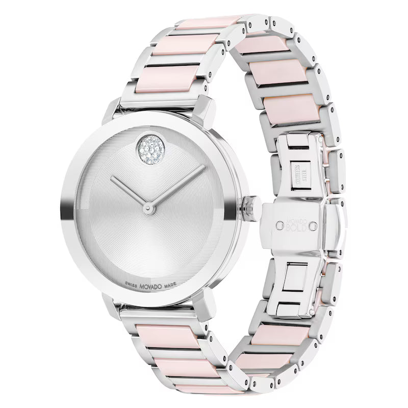 BOLD Evolution 2.0 Pink Ceramic Inserts Women's Watch 3601236