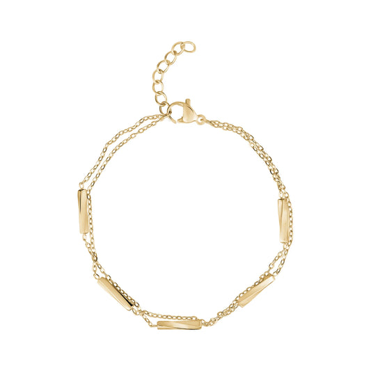 ELEGANT LAYERED BAR BRACELET