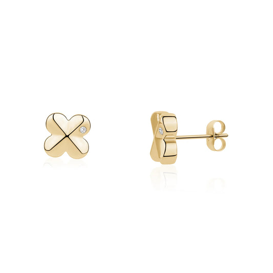 CLOVER STUD EARRINGS