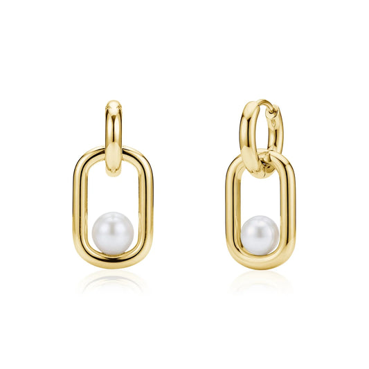 PEARL LINK MODERN EARRINGS