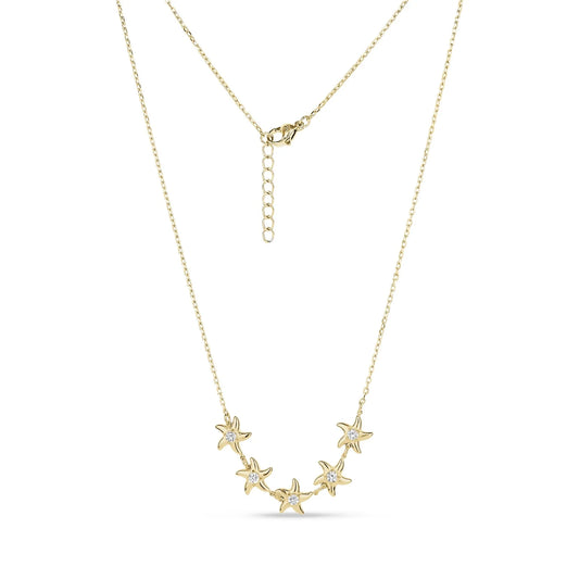 STARFISH STONE NECKLACE