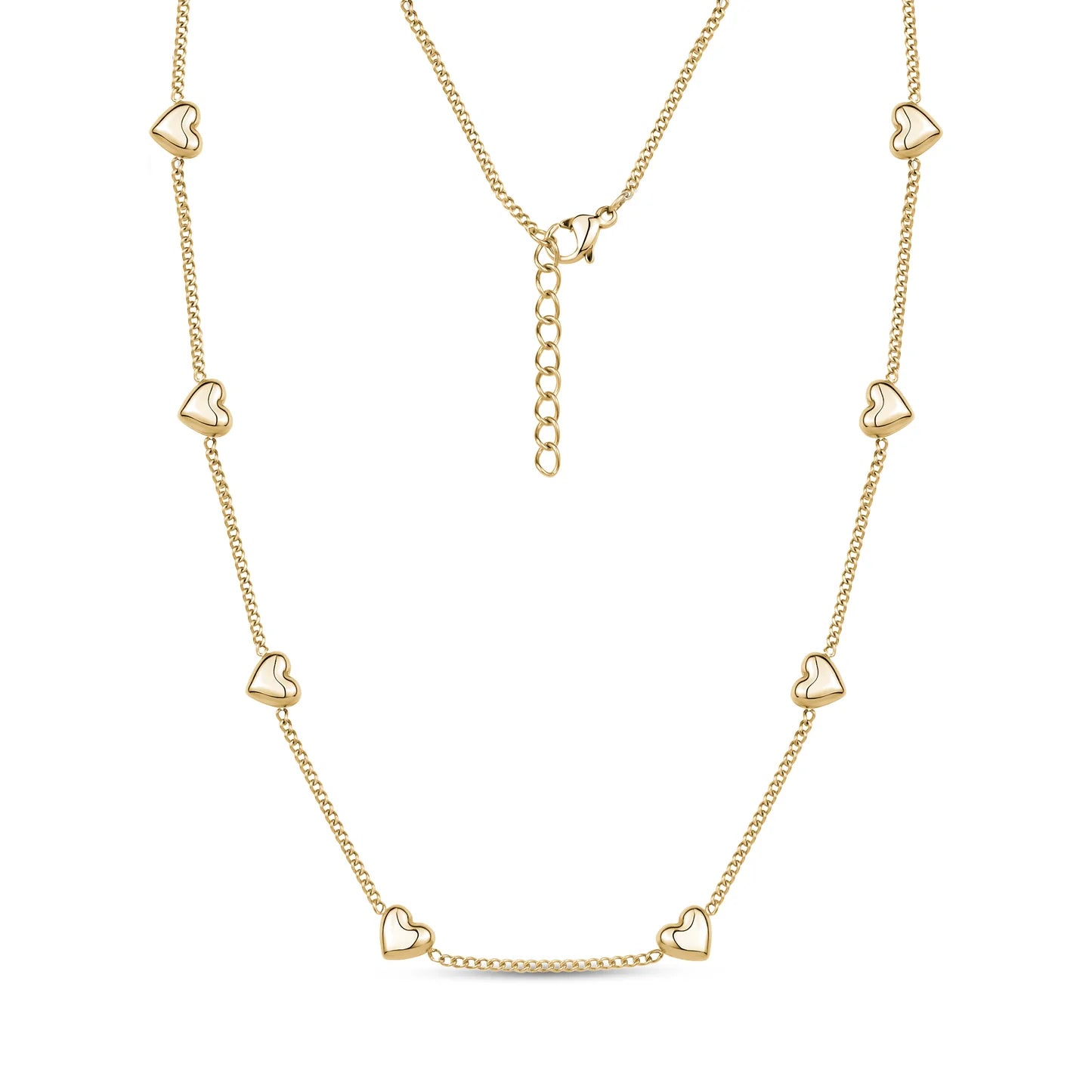 HEART STATION NECKLACE