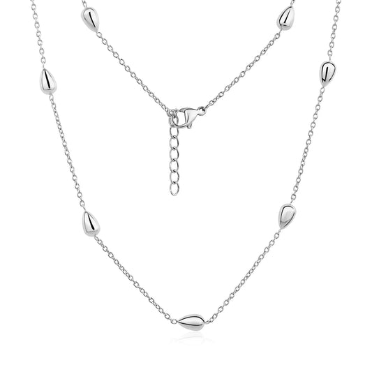TEARDROP STATION NECKLACE