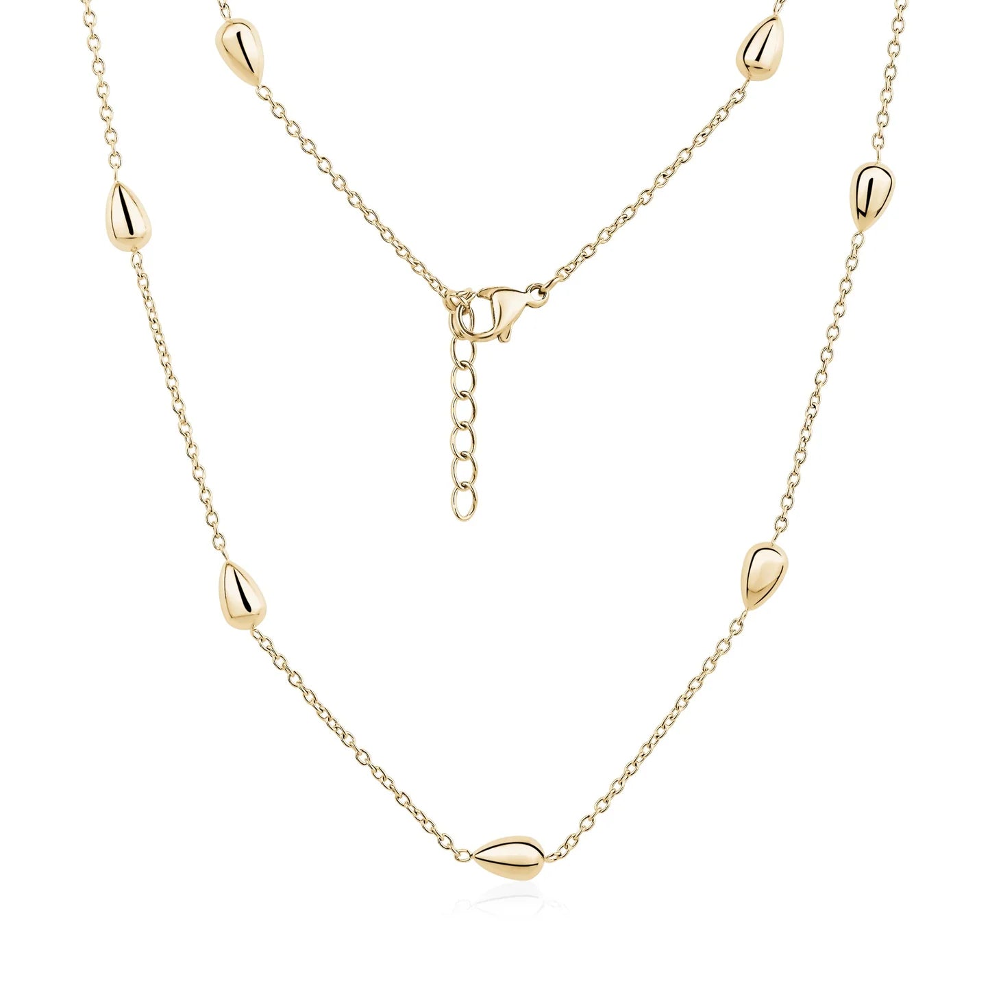 TEARDROP STATION NECKLACE