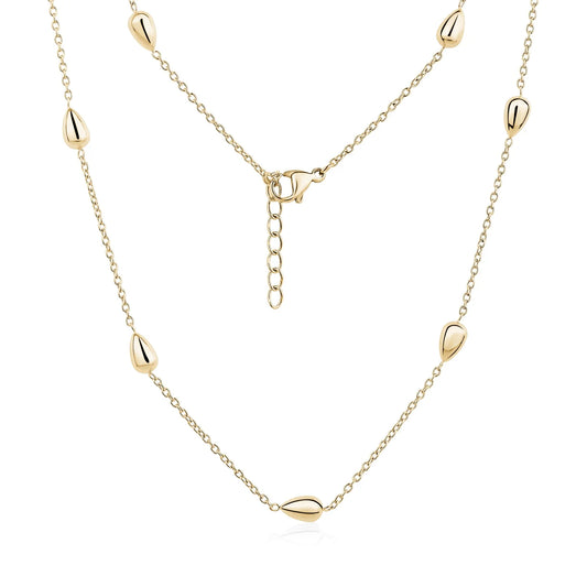 TEARDROP STATION NECKLACE