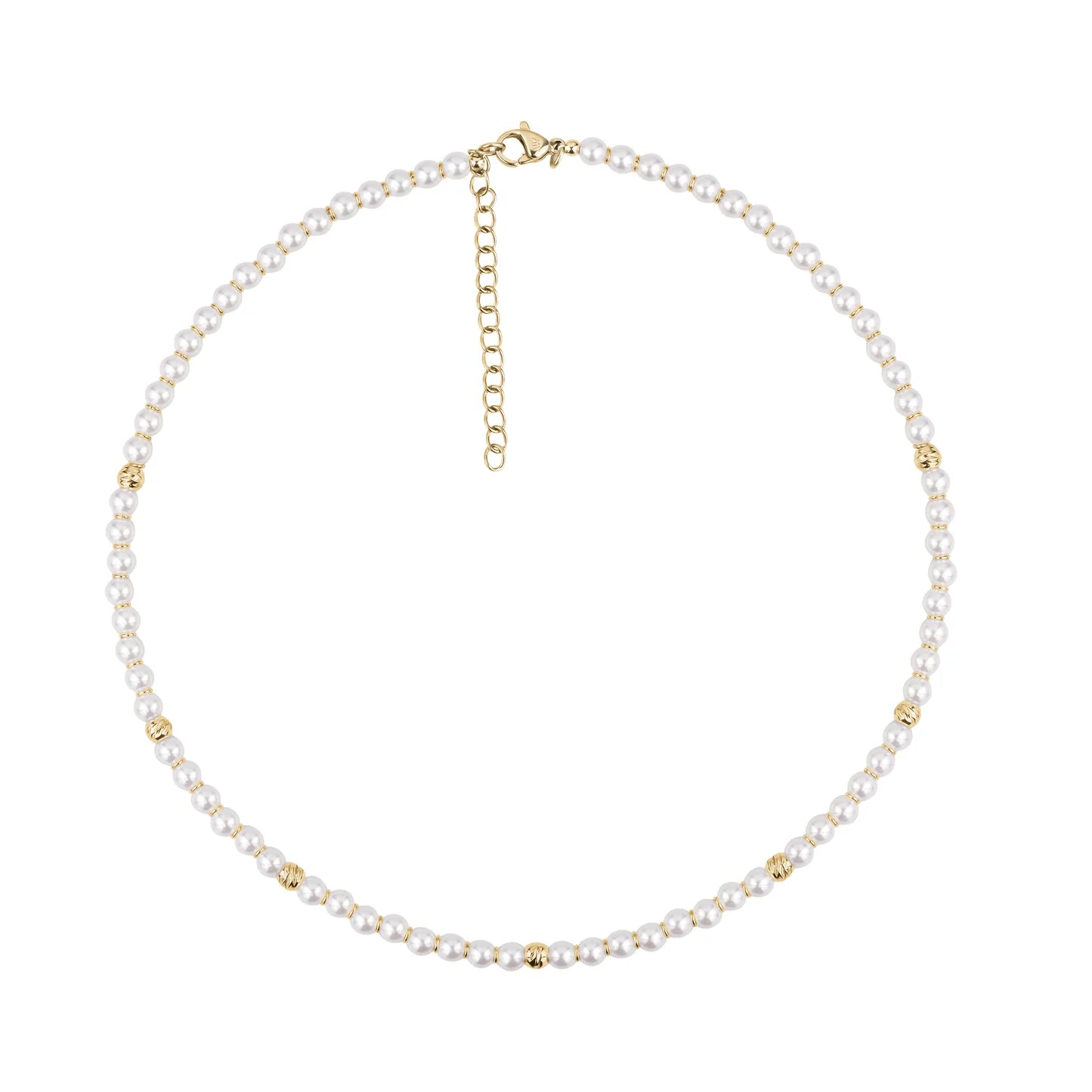 PEARL BEAD NECKLACE (4MM)