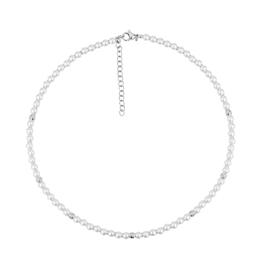 PEARL BEAD NECKLACE (4MM)