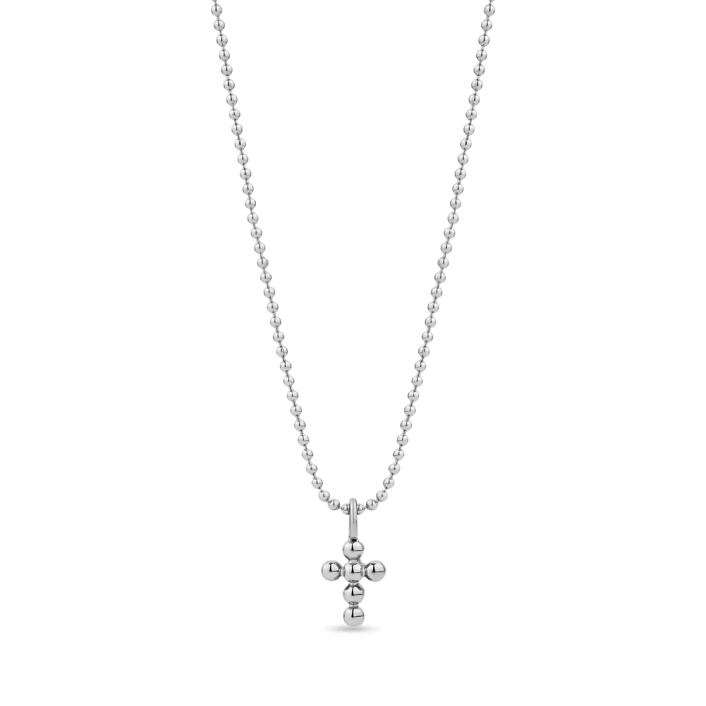 MINI BEAD CROSS NECKLACE