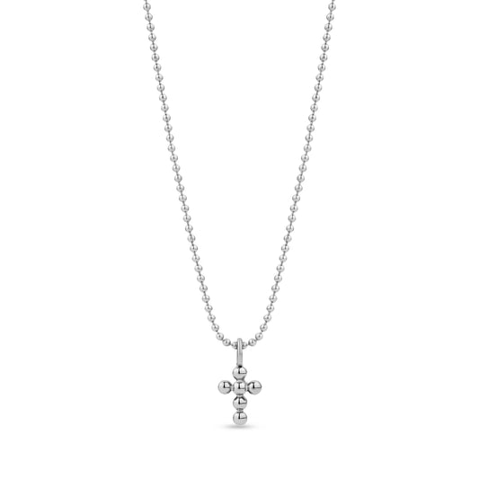 MINI BEAD CROSS NECKLACE