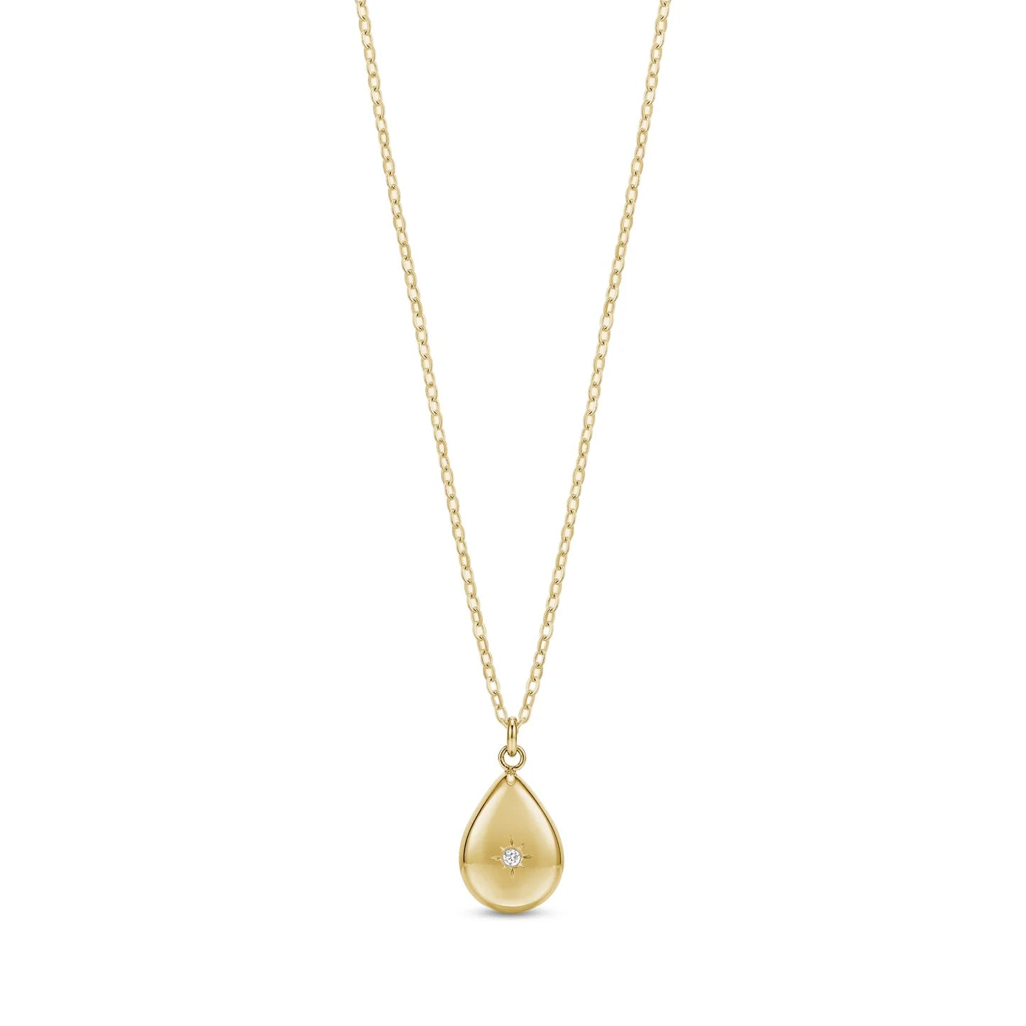 CELESTIAL TEARDROP PENDANT NECKLACE