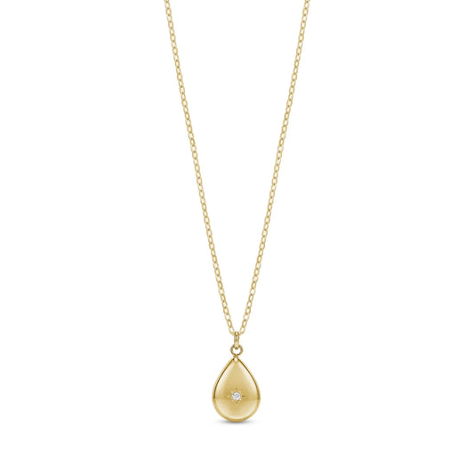 CELESTIAL TEARDROP PENDANT NECKLACE