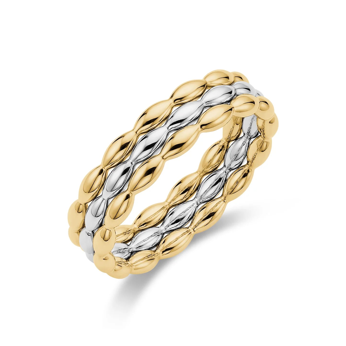 TWO-TONE ETERNAL CHAIN BAND