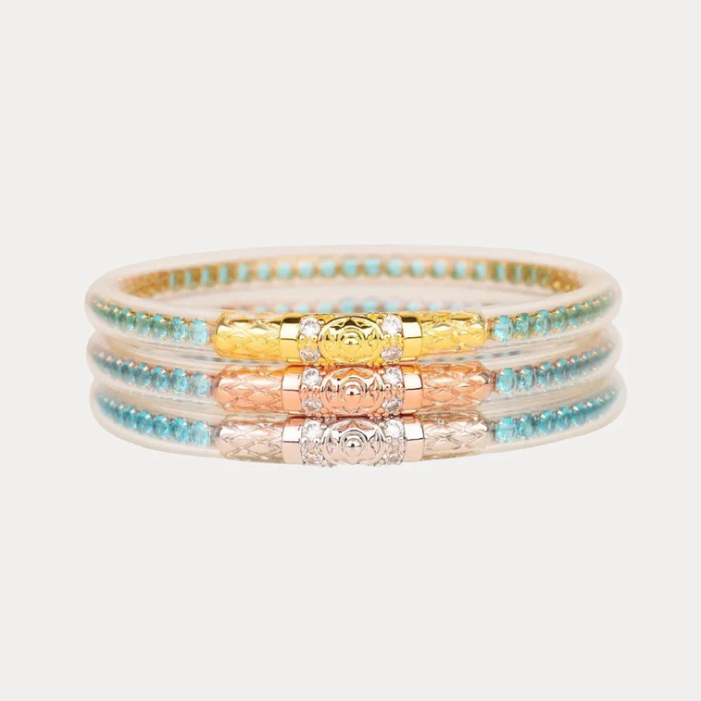 Three Queens All Weather Bangles® (AWB®) - Aqua