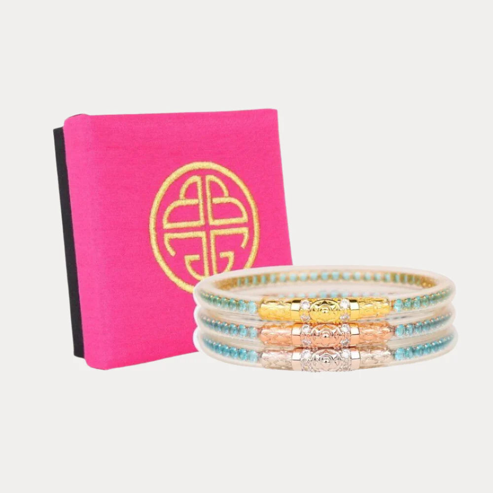 Three Queens All Weather Bangles® (AWB®) - Aqua